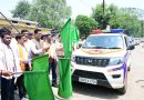वित्त मंत्री श्री ओपी चौधरी ने रायगढ़ को मिली 16 अत्याधुनिक डायल-112 ईआरवी वाहनों को दिखाई हरी झंडी*