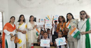 रोटरी एलिगेंस ने दिव्यांग बच्चों के साथ मनाया स्वतंत्रता दिवस