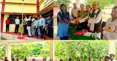 स्वामी विवेकानंद उत्कृष्ट उच्चतर माध्यमिक विद्यालय में देव किरारी, (अकलतरा) में देशभक्तिपूर्ण वातावरण में मनाया गया… 80वां स्वतंत्रता दिवस…