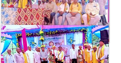 ग्राम इटवा (मस्तुरी) जिला बिलासपुर में गोंड समाज ने मनाया अंतर्राष्ट्रीय आदिवासी दिवस .
