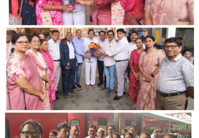 दी बुद्धिस्ट सोसायटी ऑफ़ इंडिया के ट्रस्टी चेयरमैन मान.चन्द्रबोधि पाटील का रायपुर स्टेशन पर भव्य स्वागत