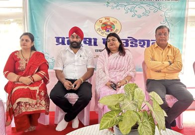 दिव्यरूपेण गरबा कन्या पूजन कन्या भोज का भव्य आयोजन किया प्रत्युषा फाउंडेशन ने*